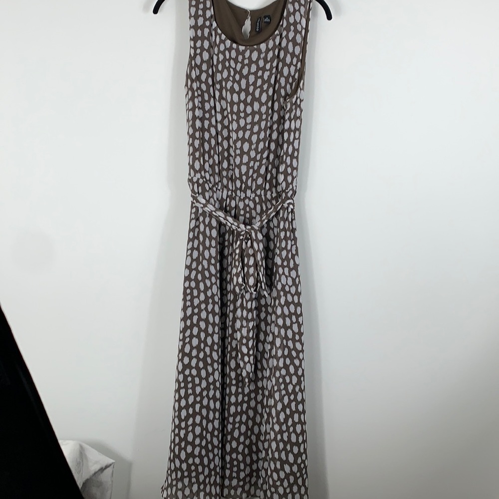 Chiasso size 12 maxi dress lite chocolate color